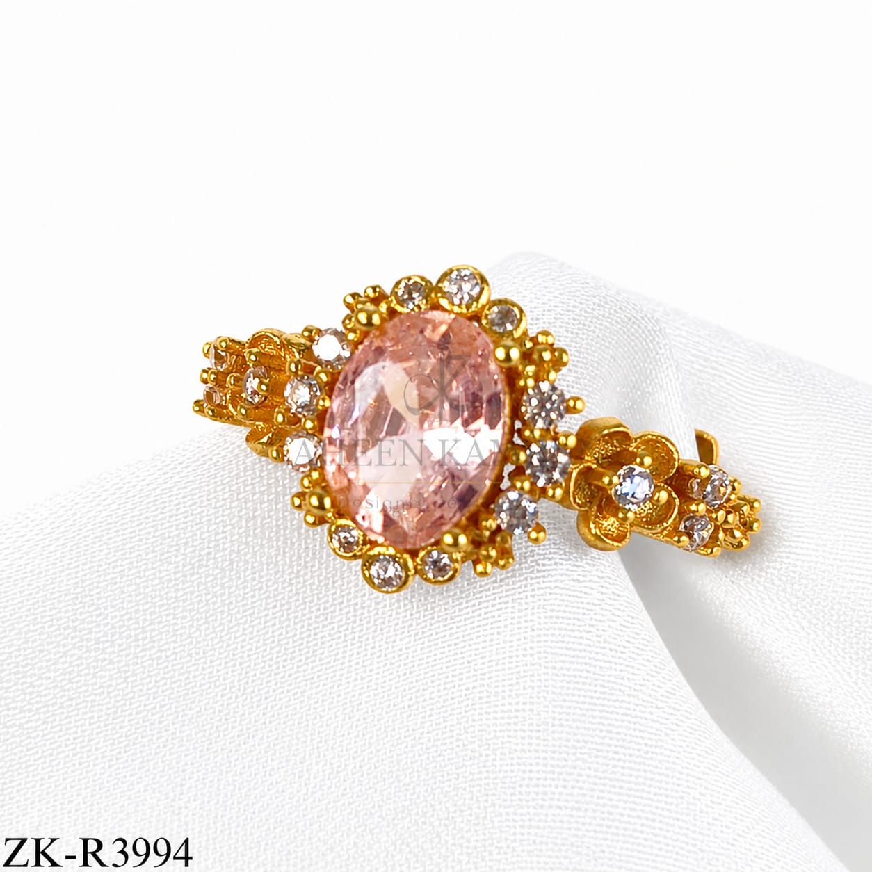 OVATE PINK RING