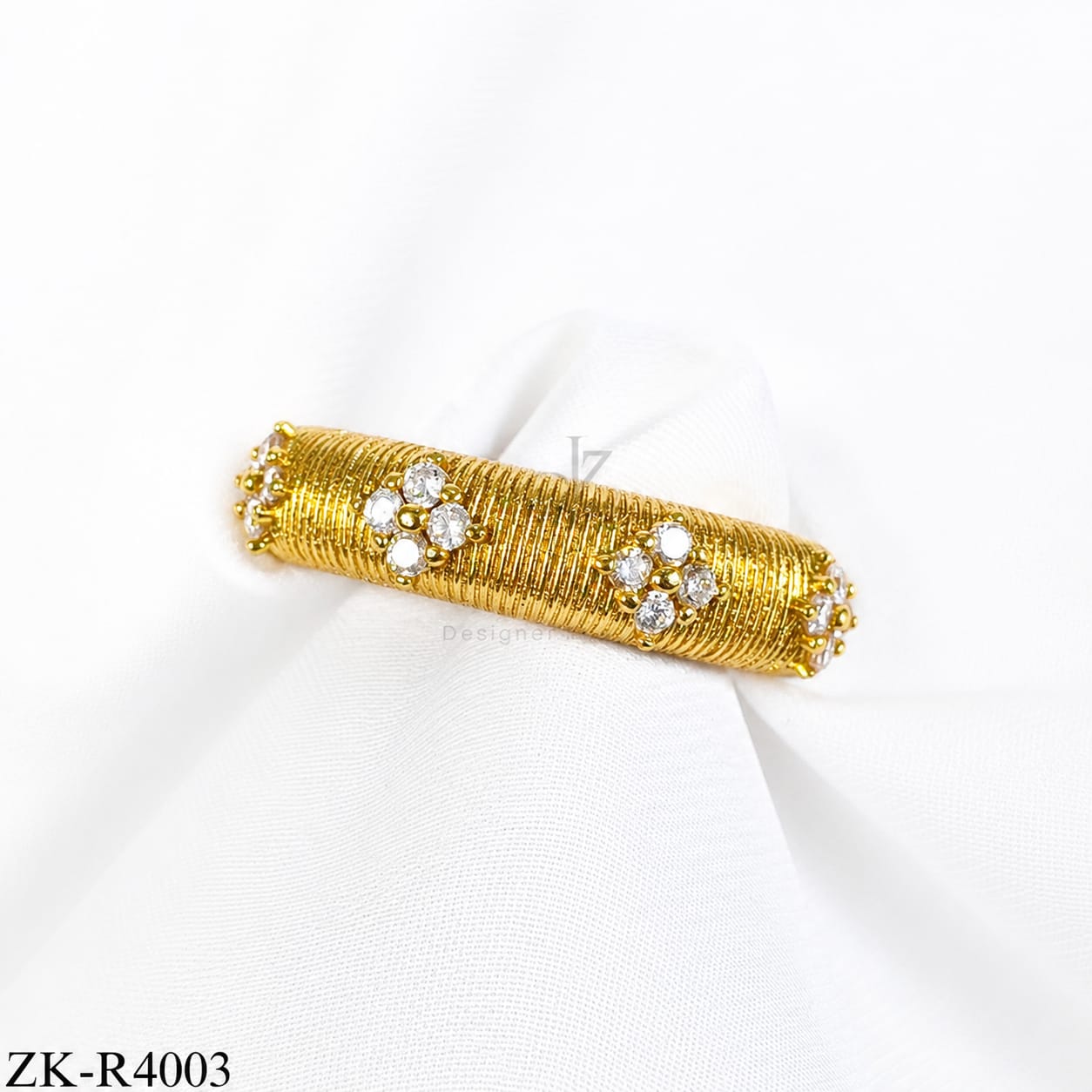 ZIRCONIAN FLORA RING