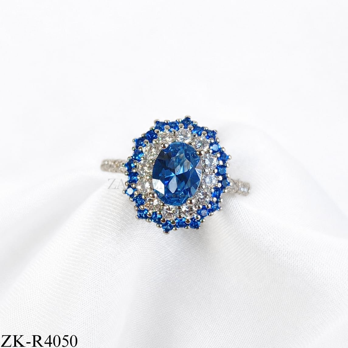 SAPPHIRE BLOSSOM RING