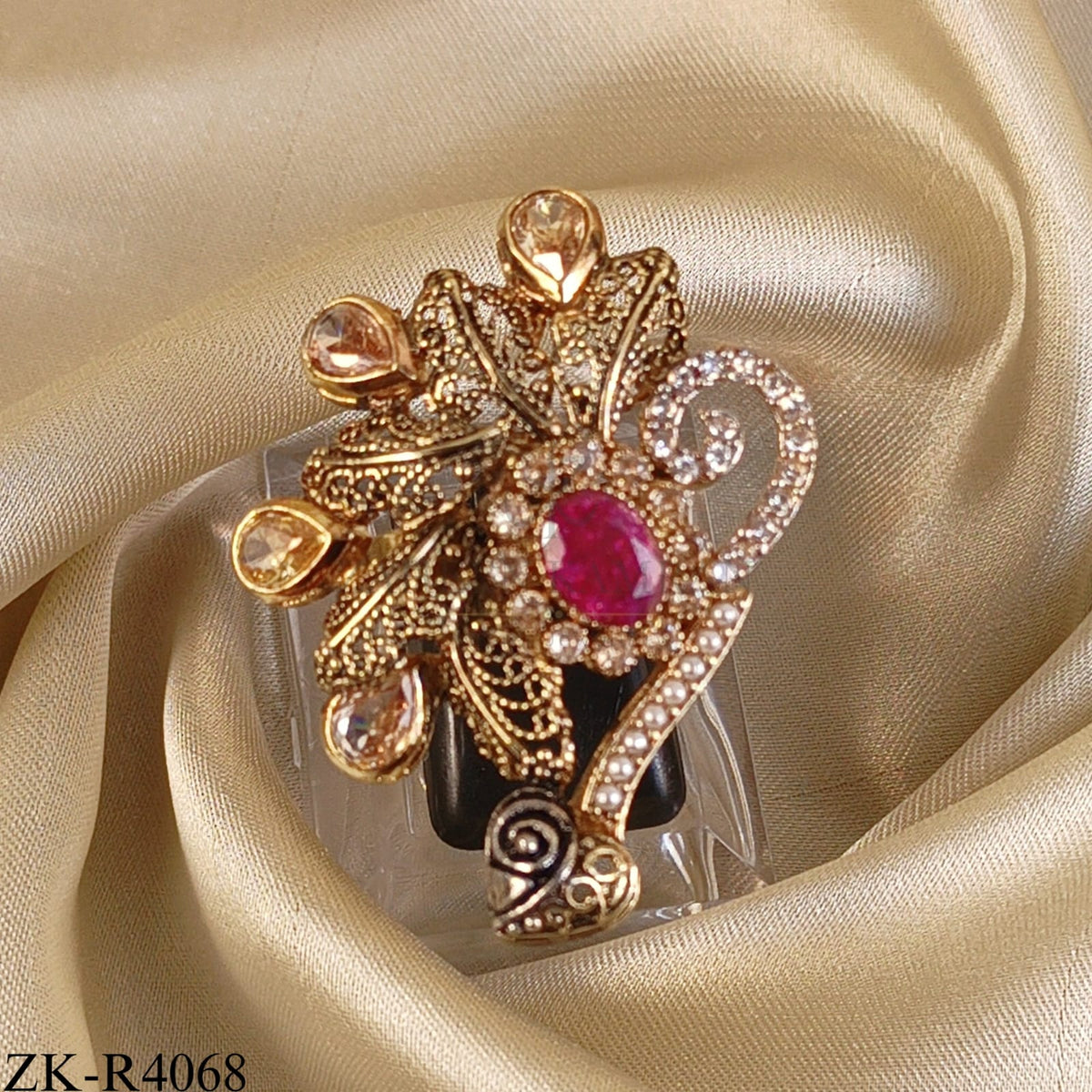RUBY CHAMPAGNE RING