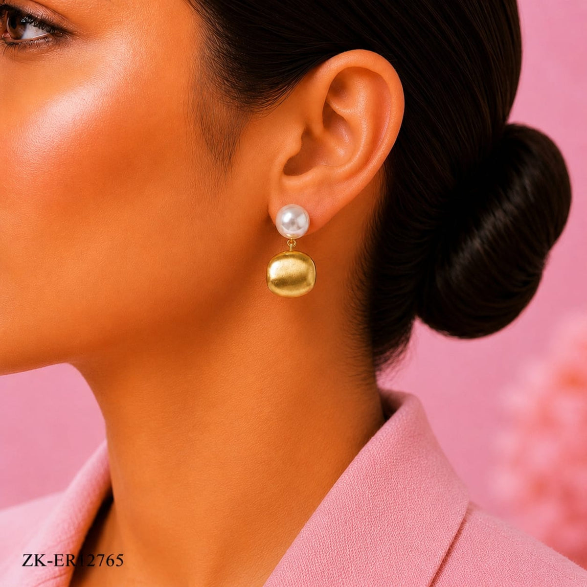 Pearl Dome Earrings