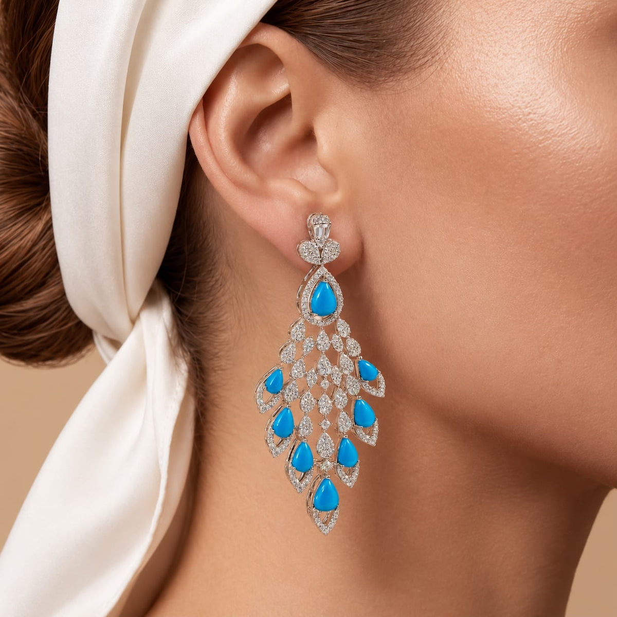 Feroza Stud Earrings