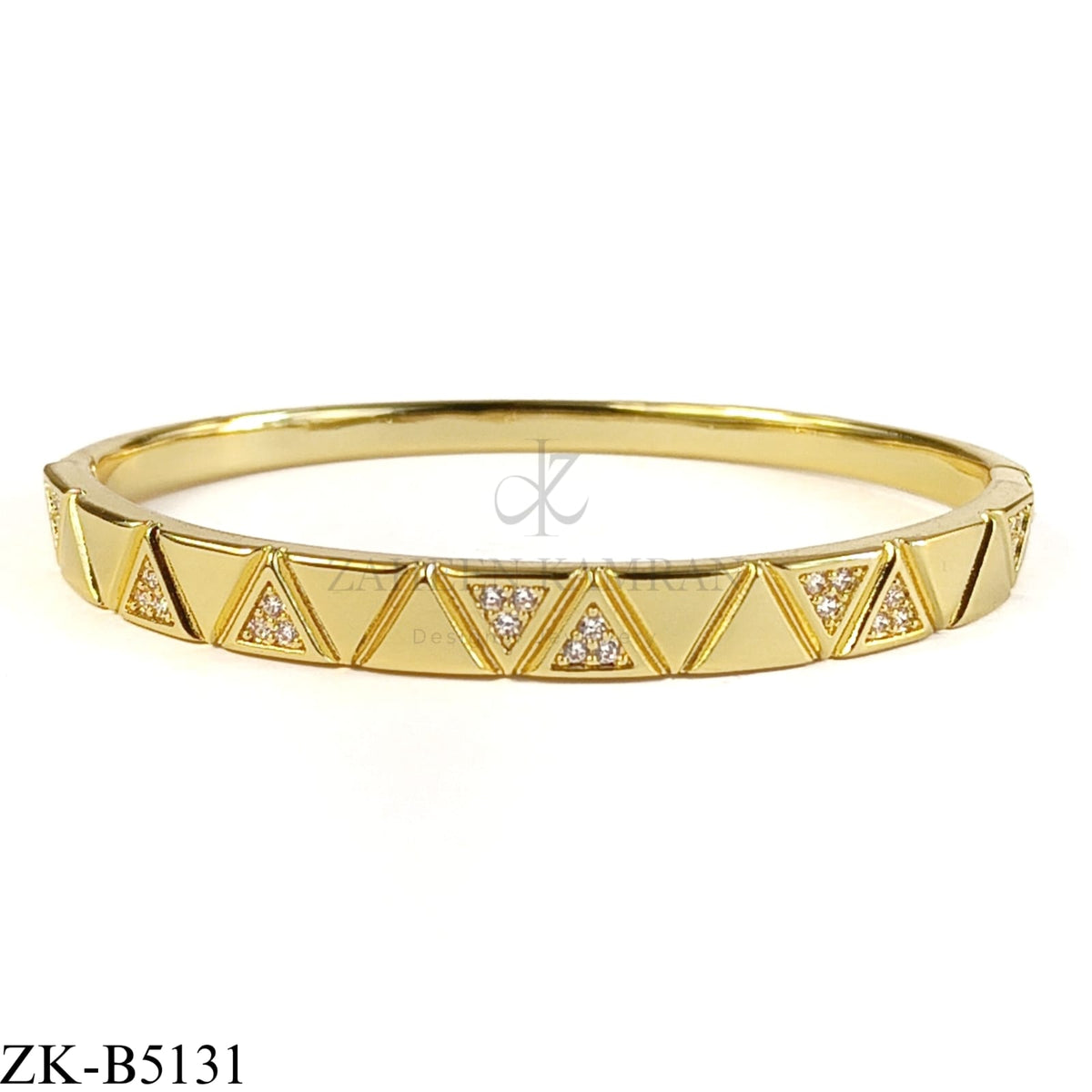 GOLDEN TRIANGLES BANGLE