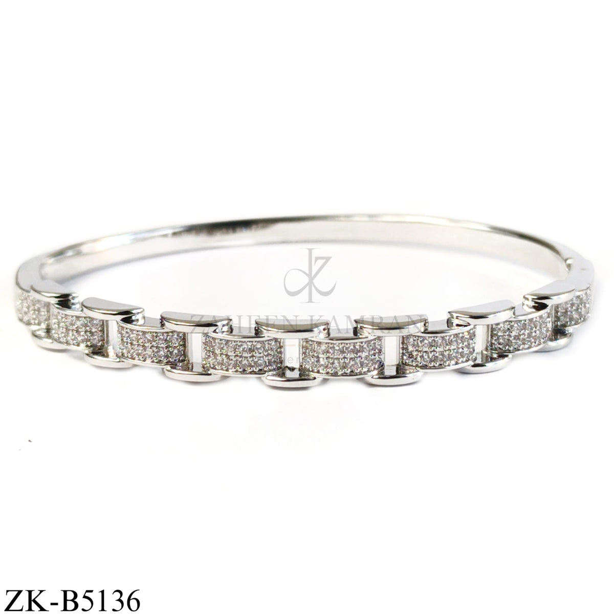 ZIRCONIAN LINKS BANGLE