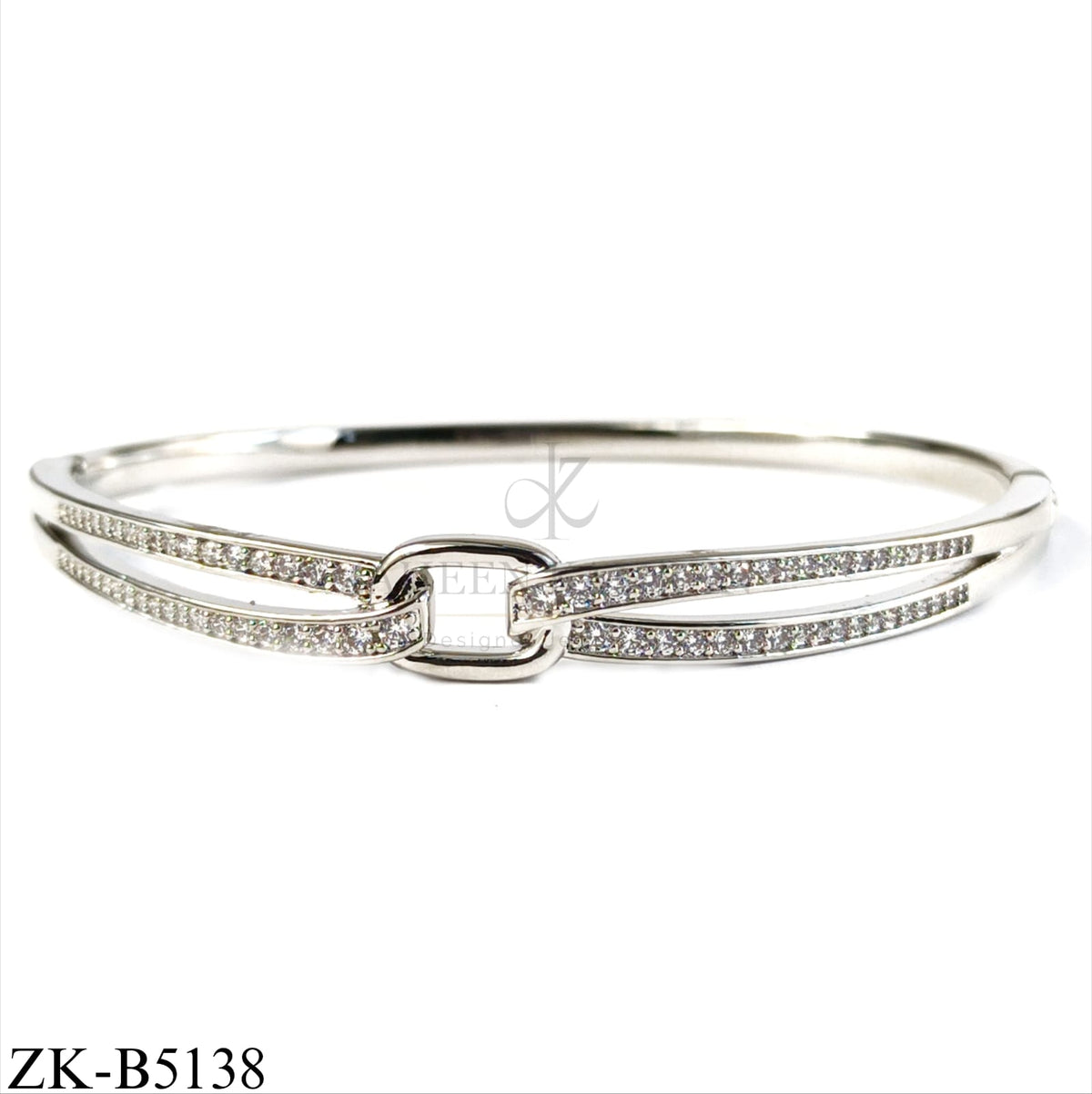 LINKED ZIRCONIAN BANGLE