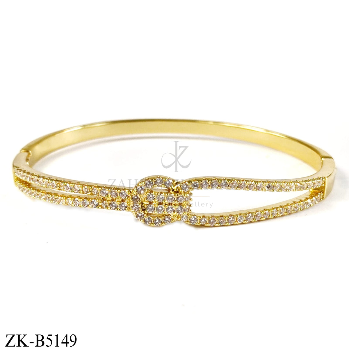 KNOT ZIRCONIAN BANGLE