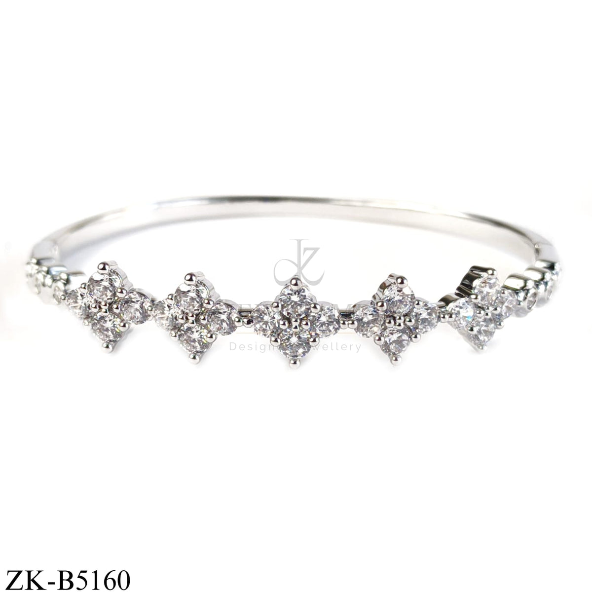 FLORAL ZIRCONIAN BANGLE