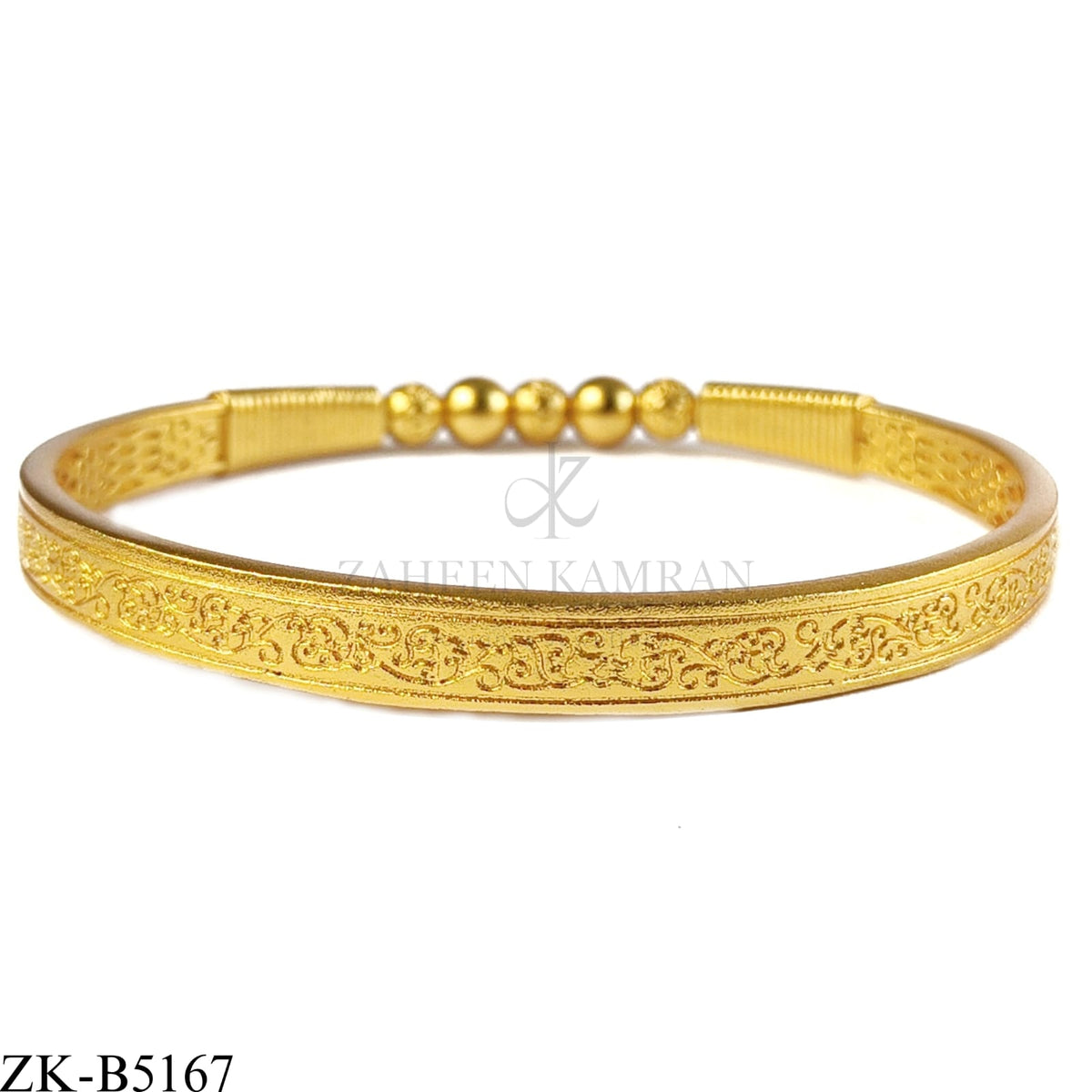 FLORAL PATTERN BANGLE