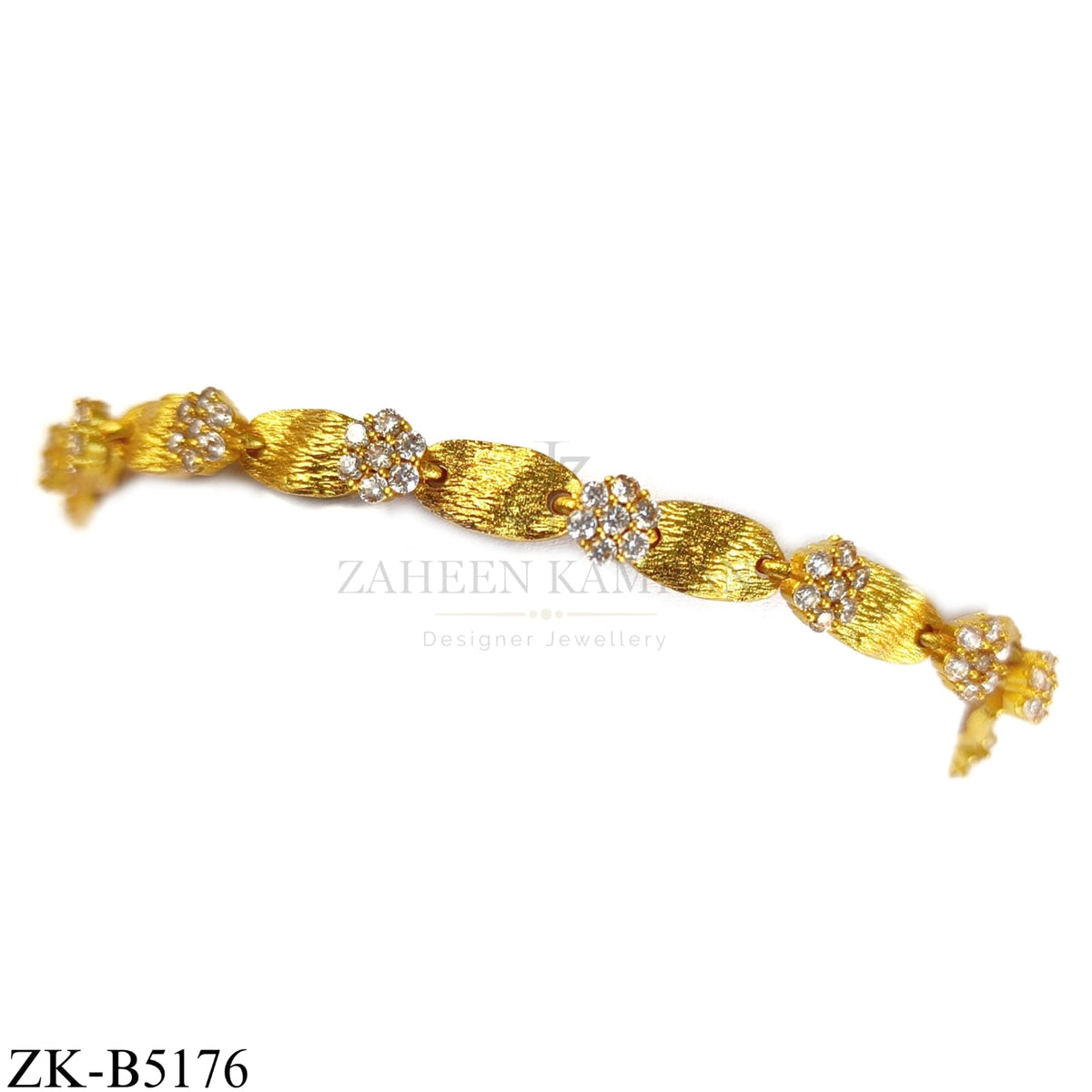ZIRCONIAN FLORAL BANGLE