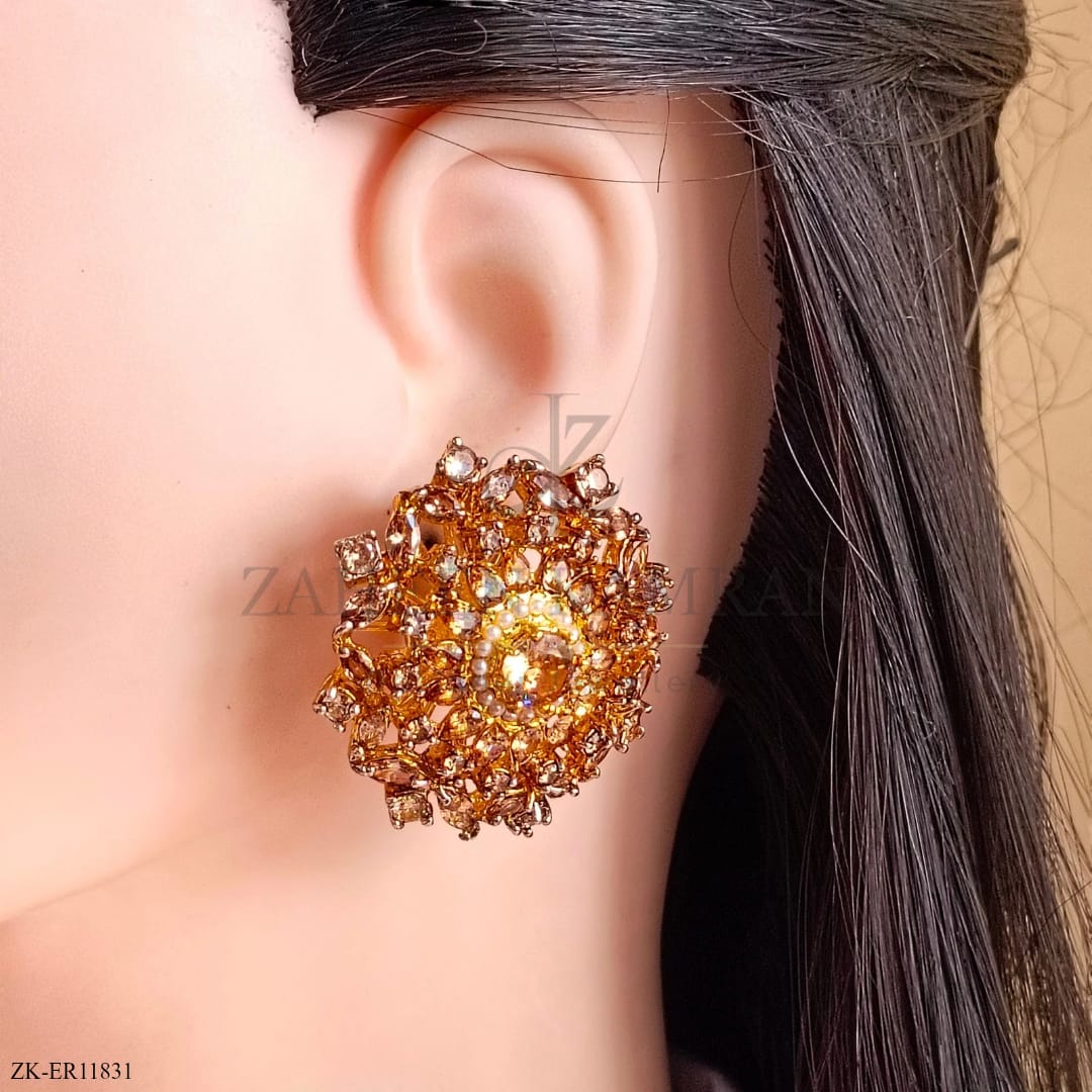 CHAMPAGNE EARRINGS