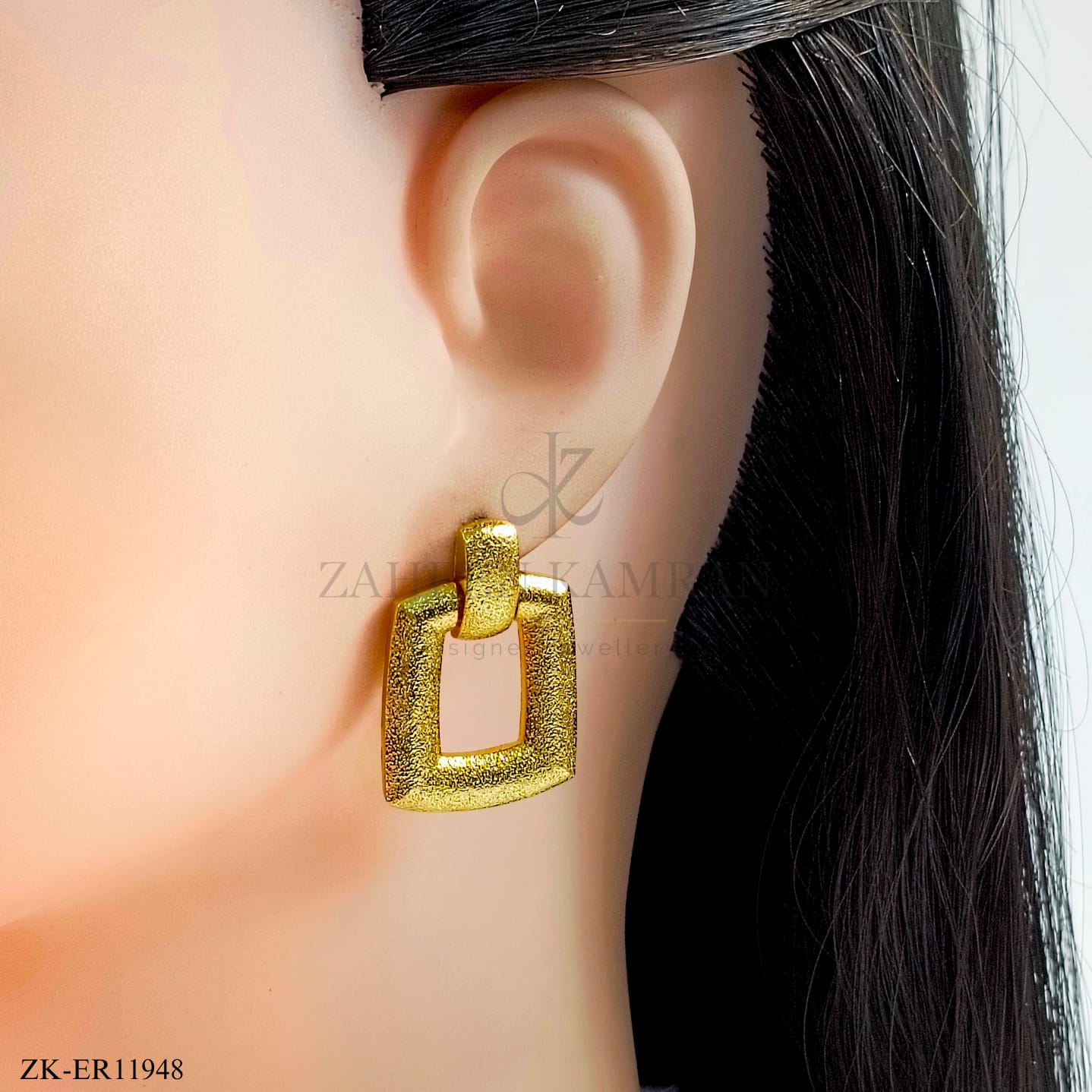 Golden Hoop Earrings