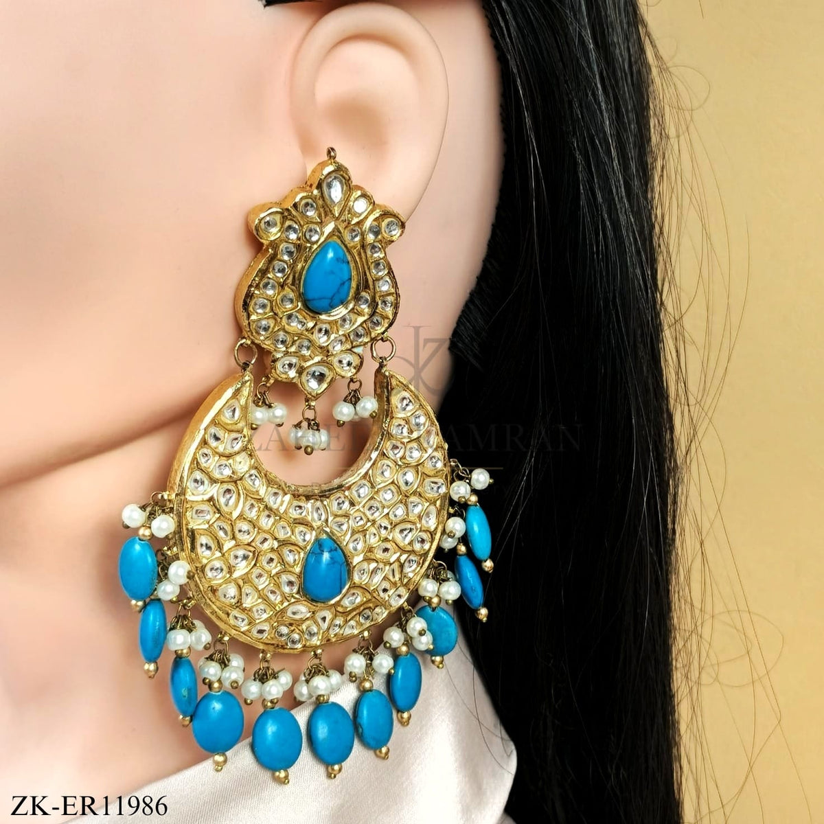 FEROZA TULIP EARRINGS