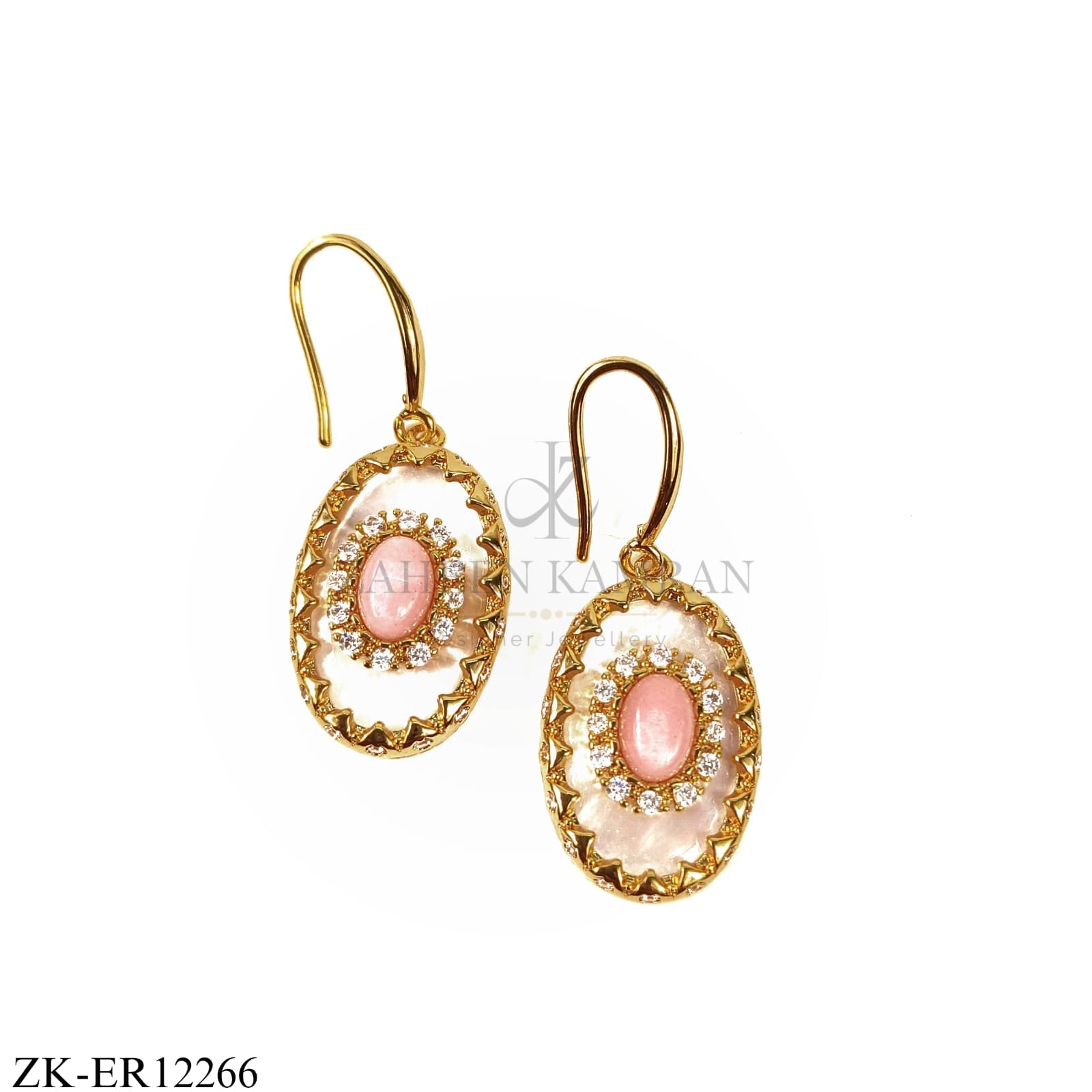 PINK ZIRCONIA EARRINGS
