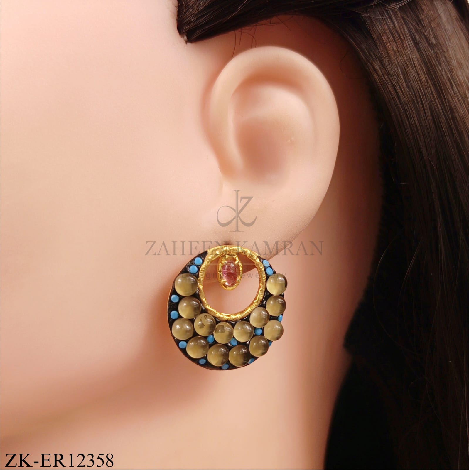 925 EMERALD EARRINGS