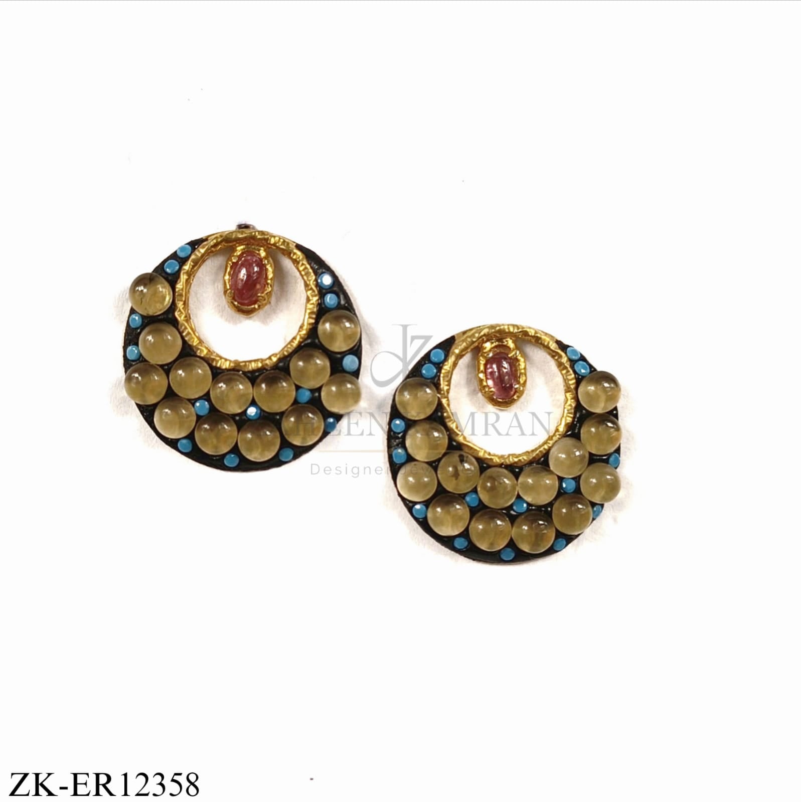 925 EMERALD EARRINGS