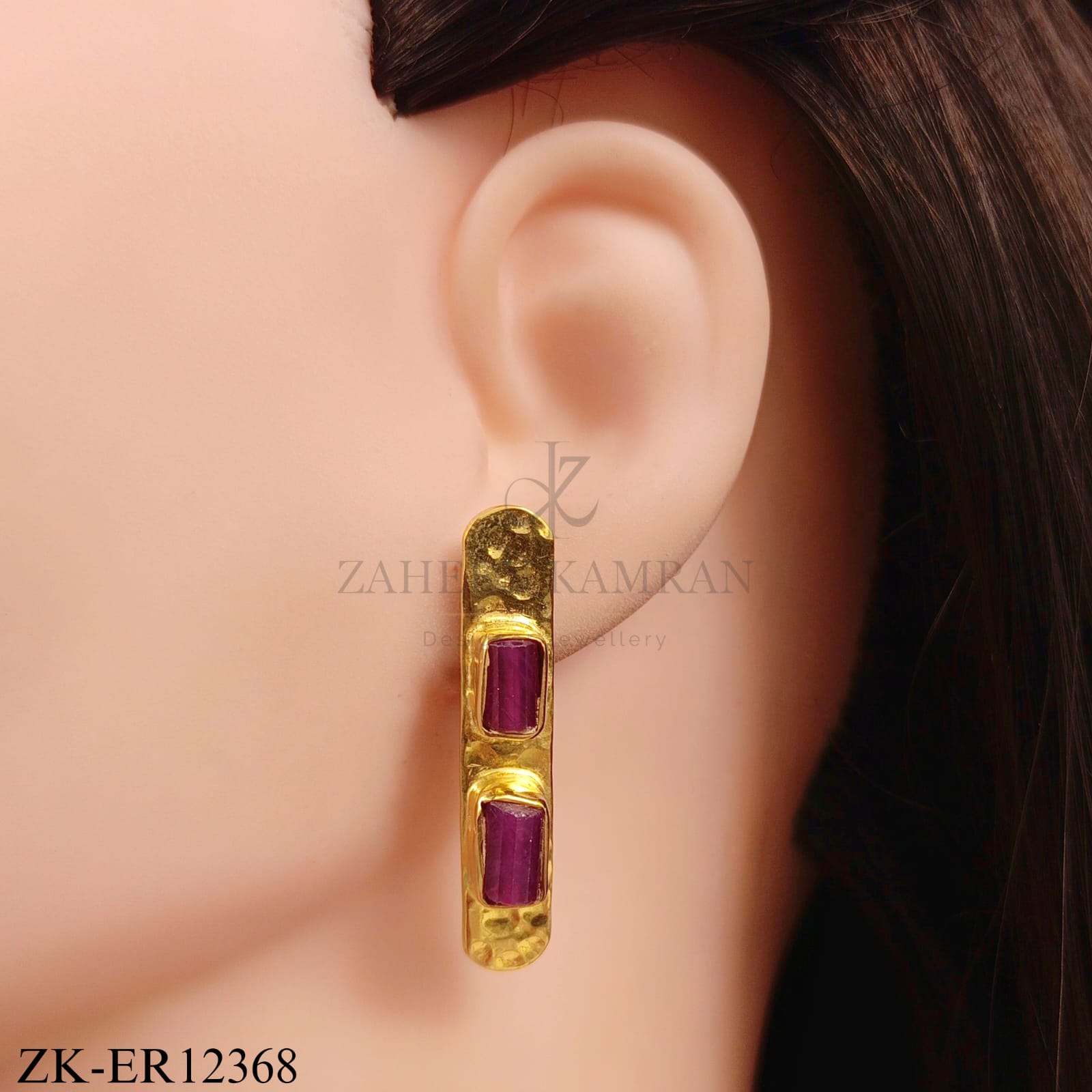 925 AMETHYST EARRINGS
