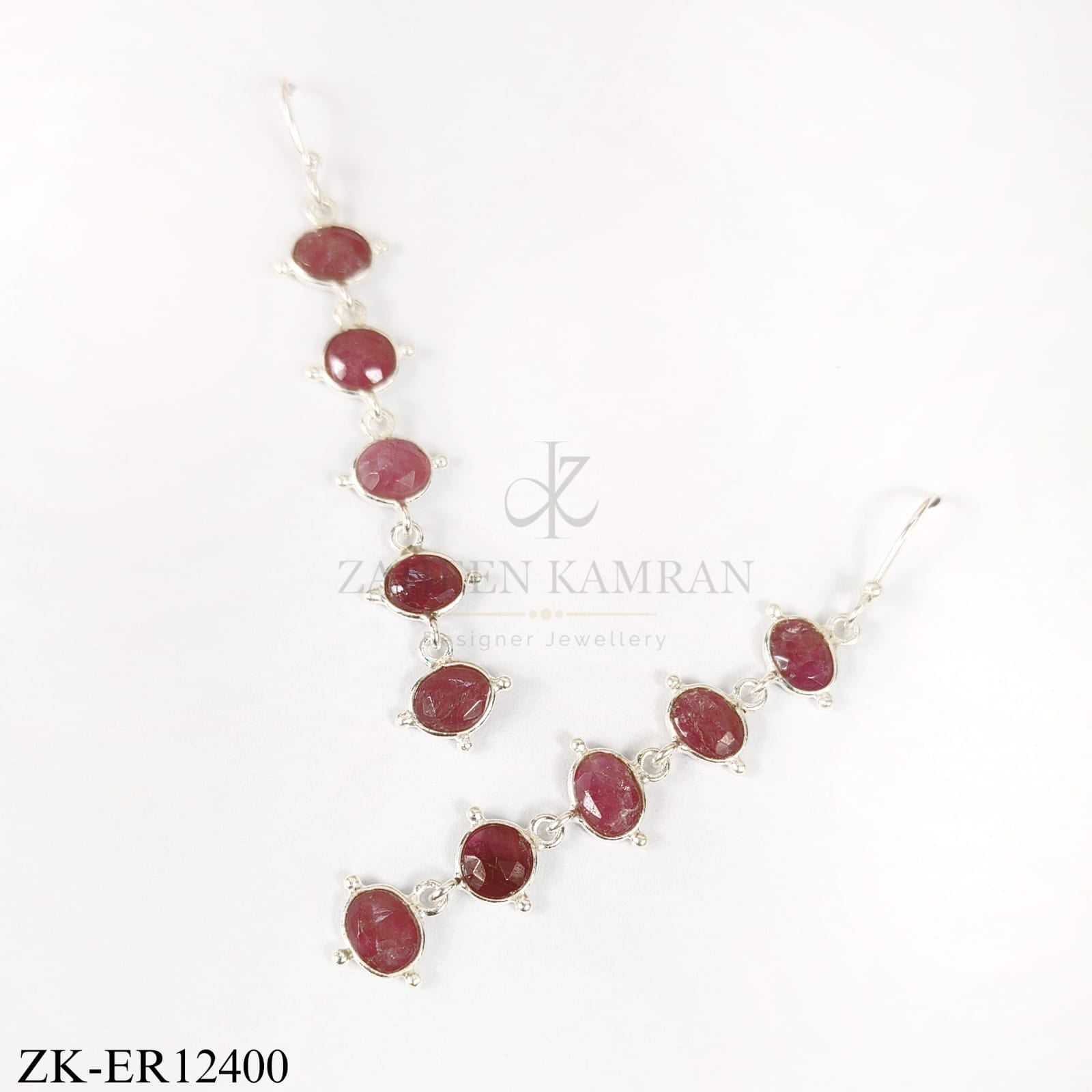 925 RUBY EARRINGS