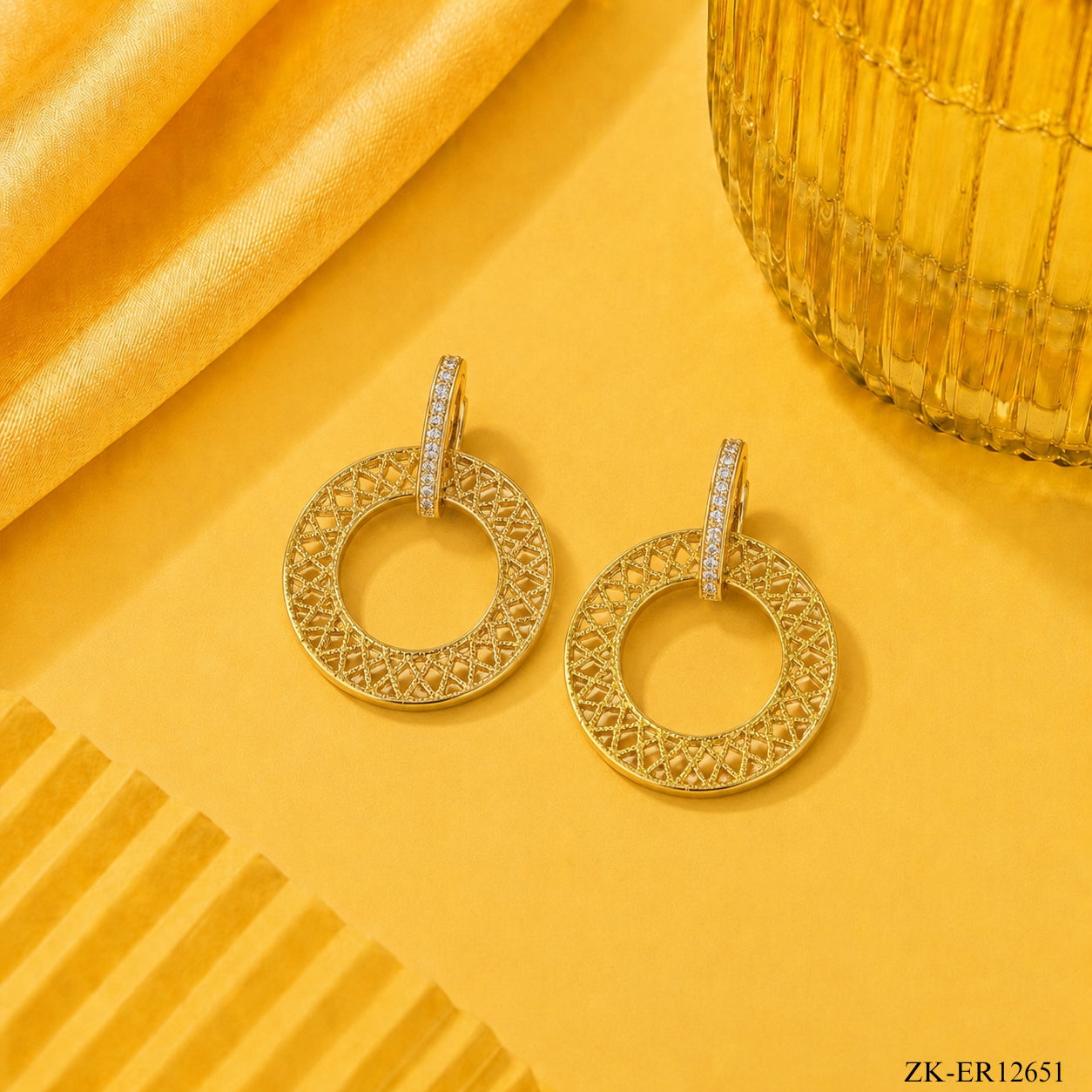 DELICATE LATTICE EARRINGS