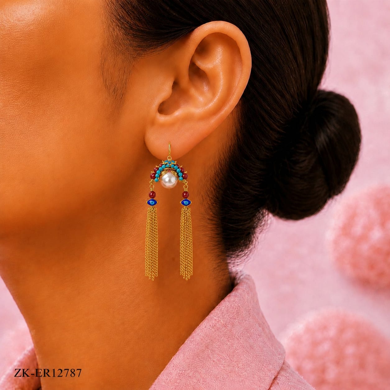 Tassel Bead Earrings