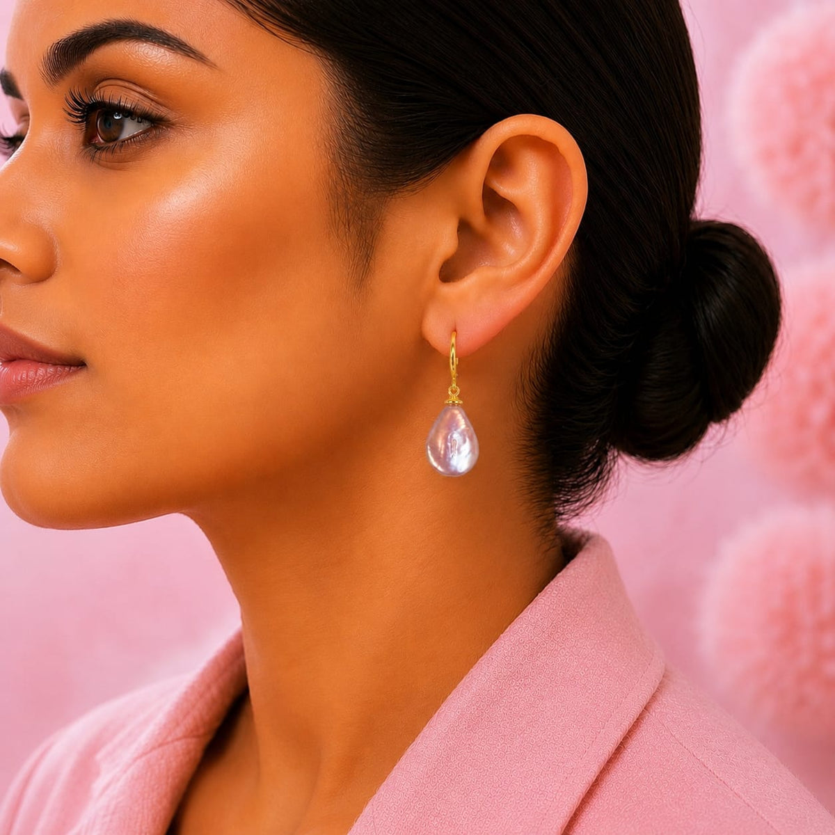 Soft Pink Pearl Drops