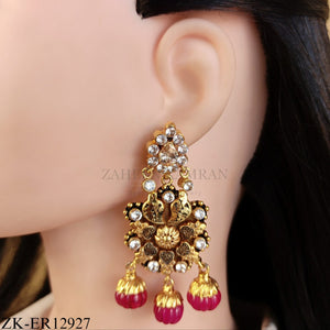 PINK DROP EARRINGS