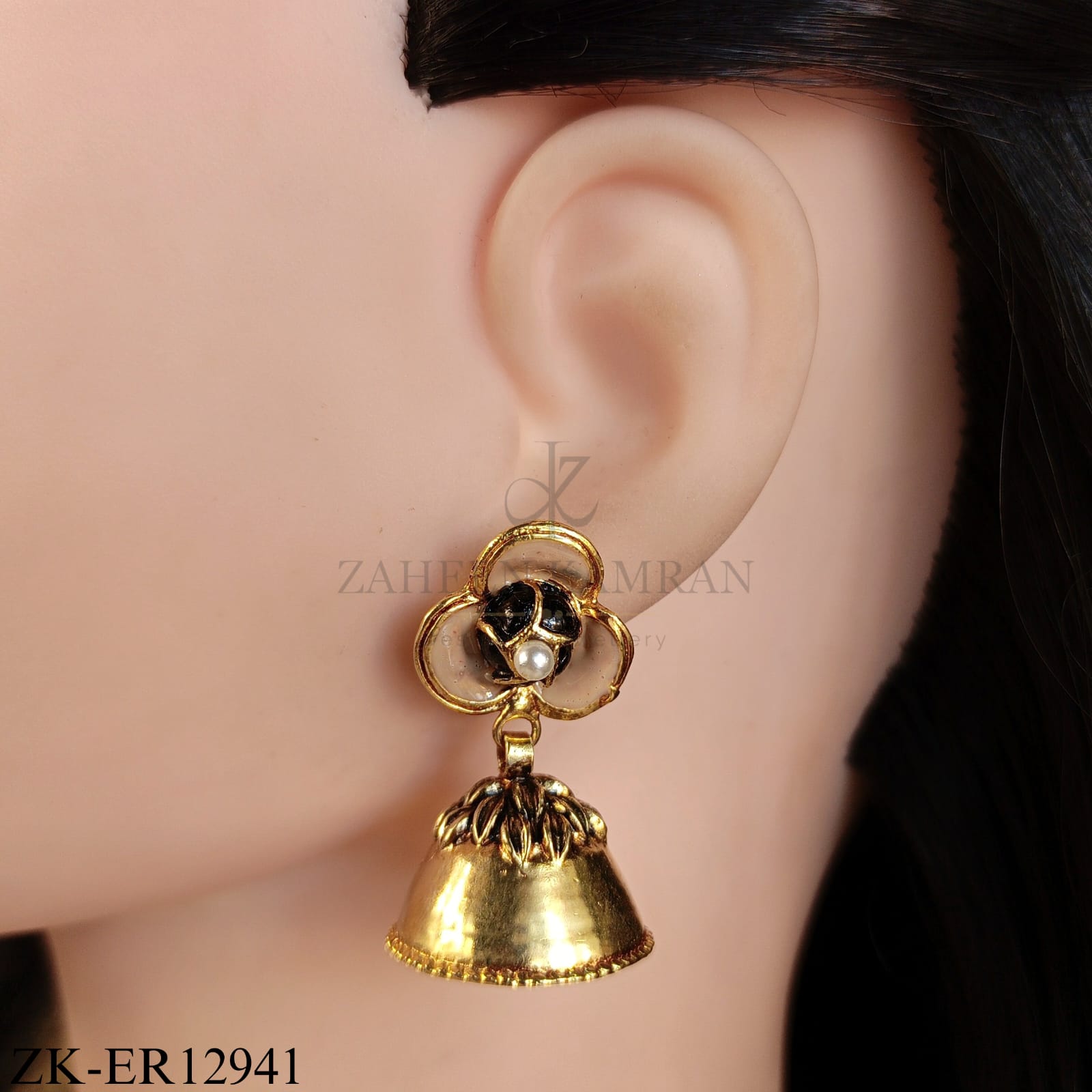 FLORAL BELL EARRINGS