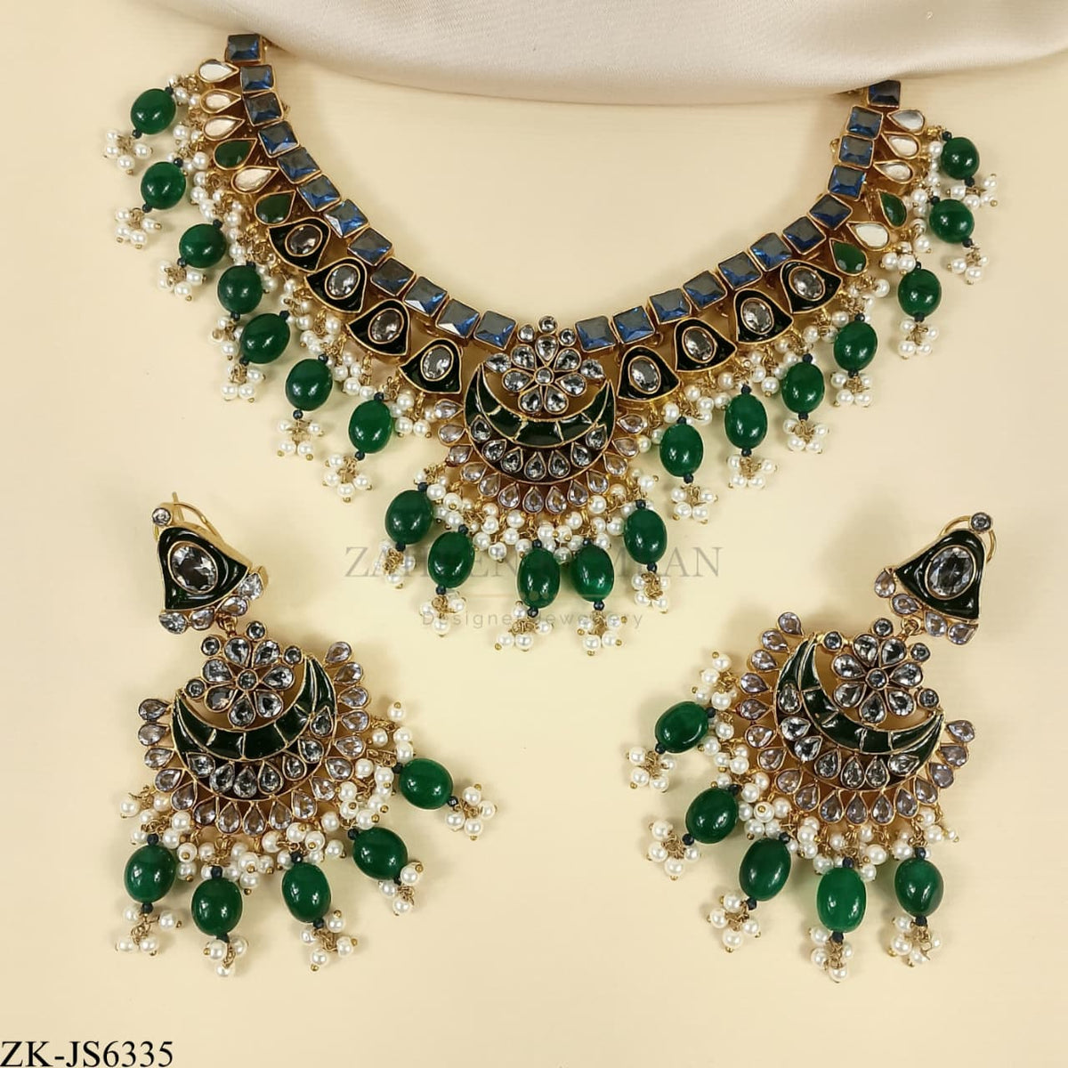 EMERALD MOONLIT SET