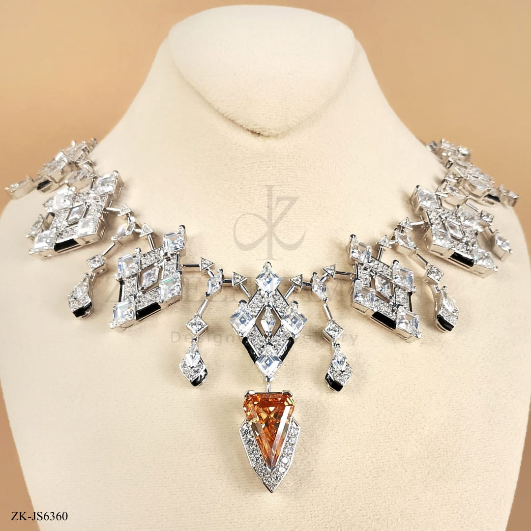 Citrine Necklace Set