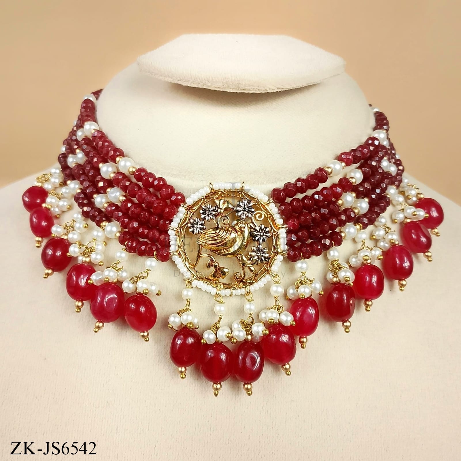 RUBY CHOKER SET