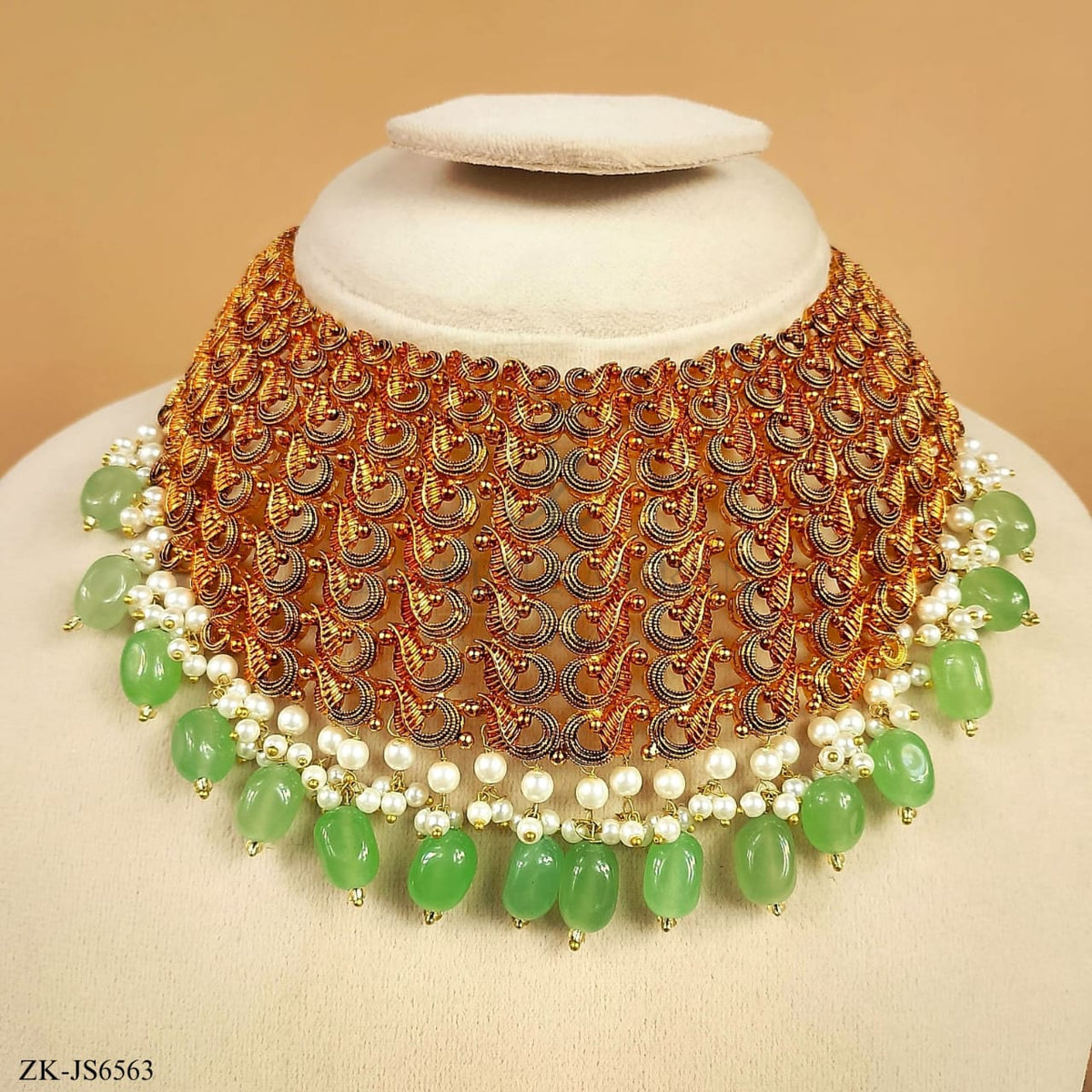 ANTIQUE EMERALD SET