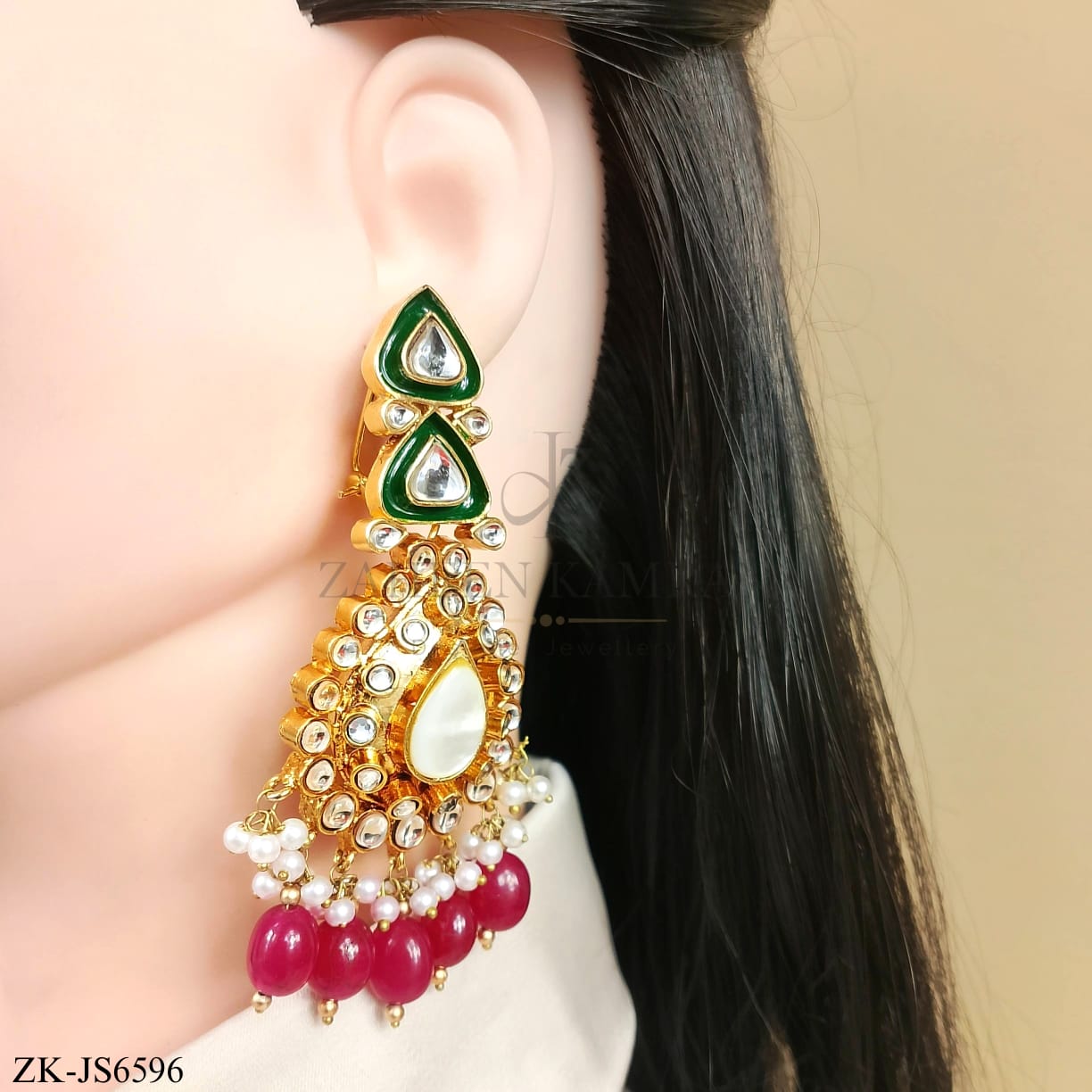 RUBY KUNDAN SET