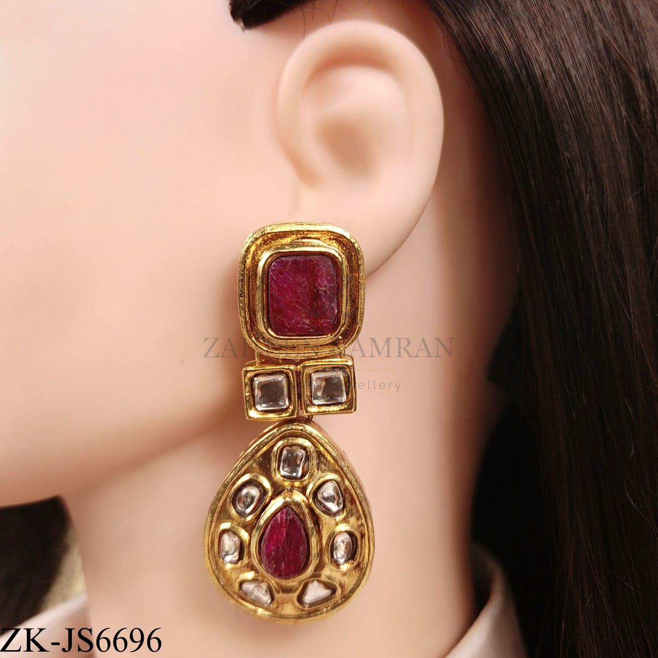 RUBY KUNDAN SET