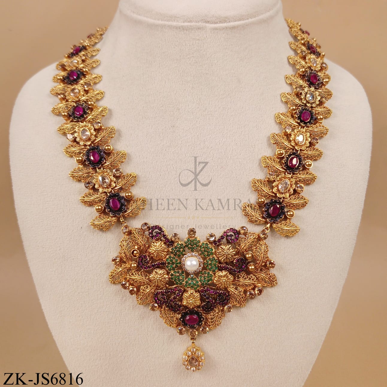 GOLD ZARI BLOOM SET