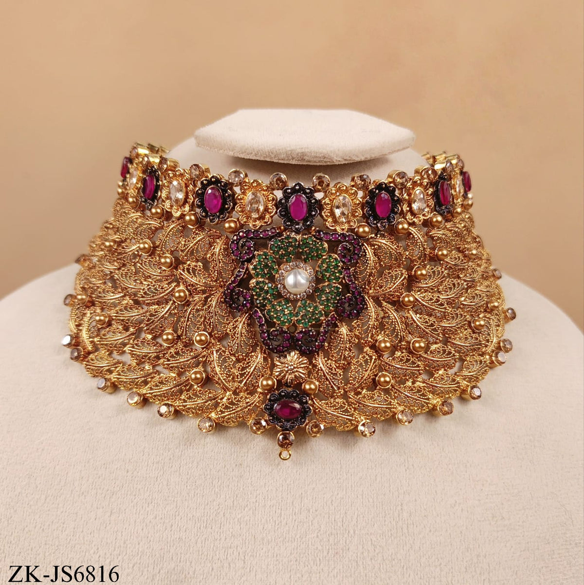 GOLD ZARI BLOOM SET