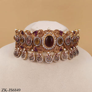 TEARDROP OVATE CHOKER SET