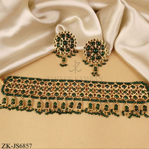 EMERALD MOSAIC CHOKER SET