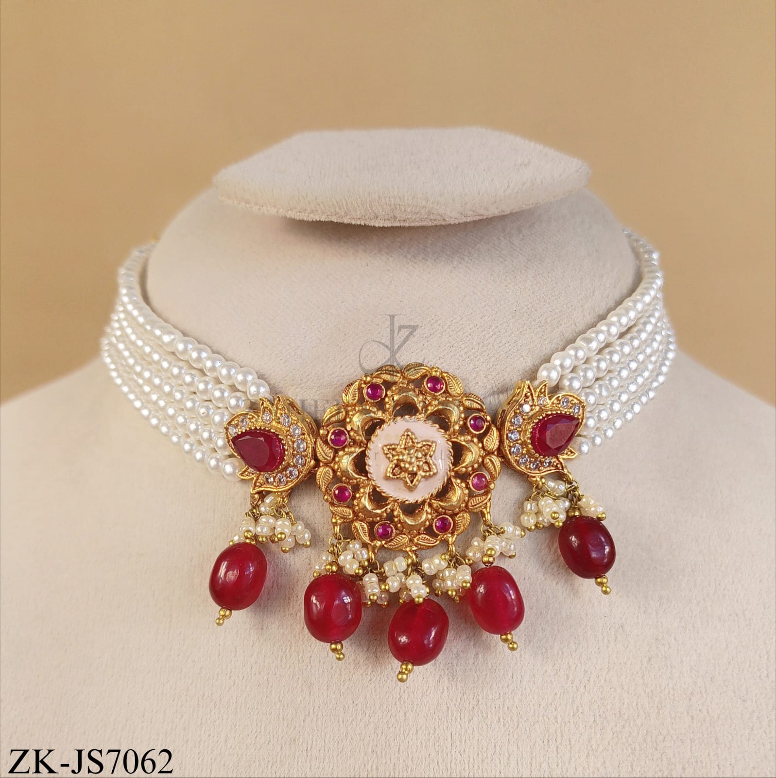 RUBY CHOKER SET