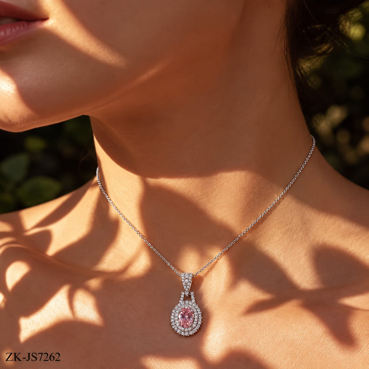 SILVER SOFT PINK SET