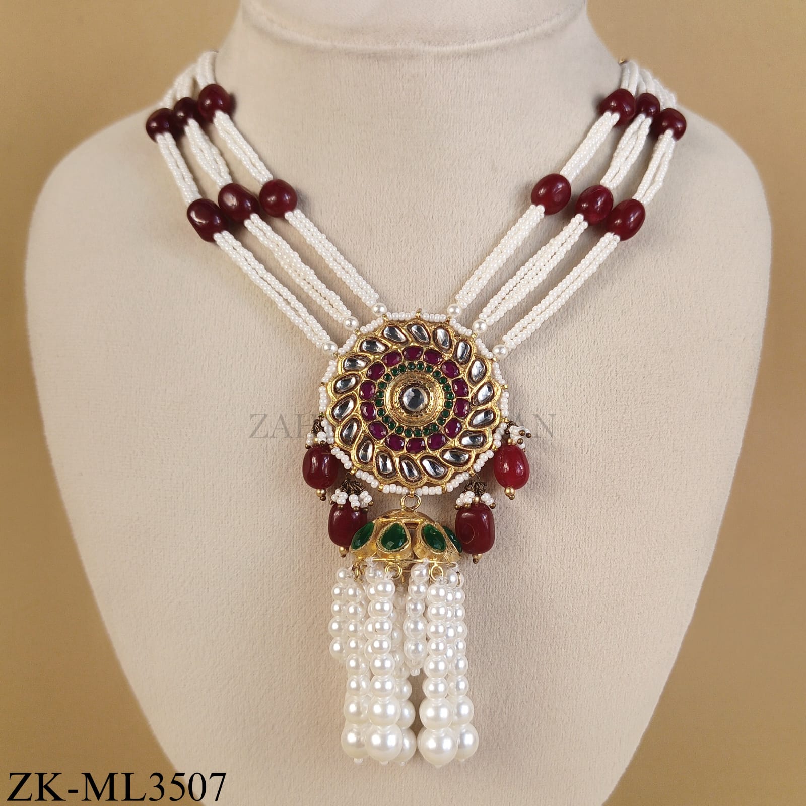 PINK ZIRCONIA MALA