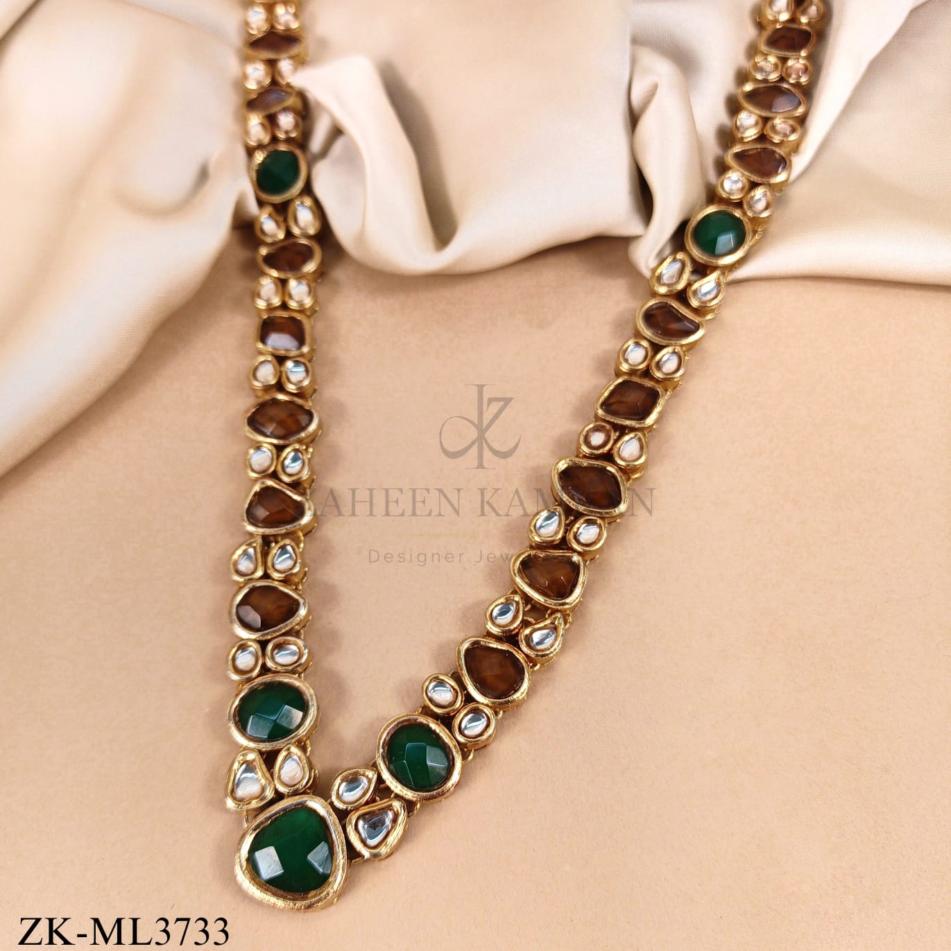 KUNDAN EMERALD MALA