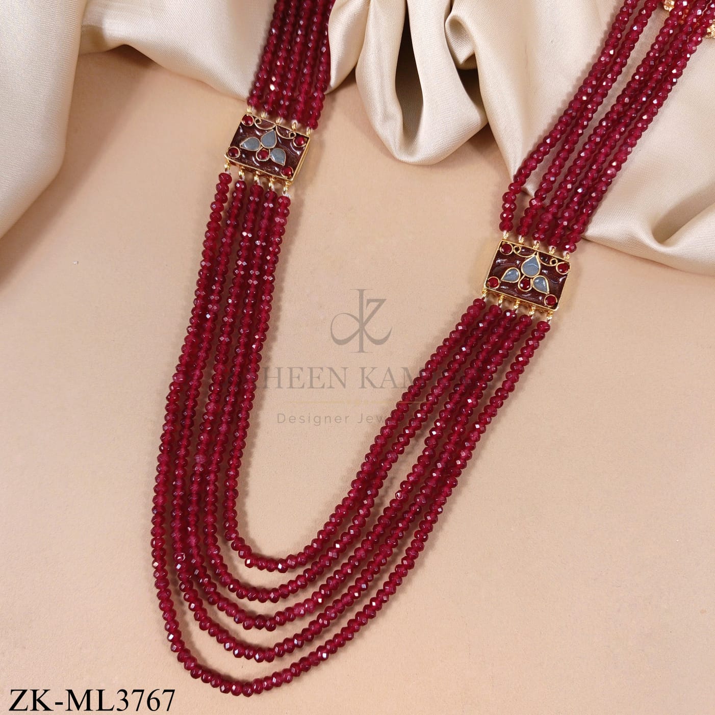 RUBY LAYERED MALA