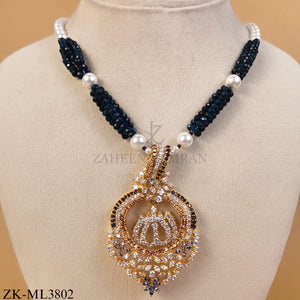 CALLIGRAPHY SAPPHIRE ALLAH NAME MALA
