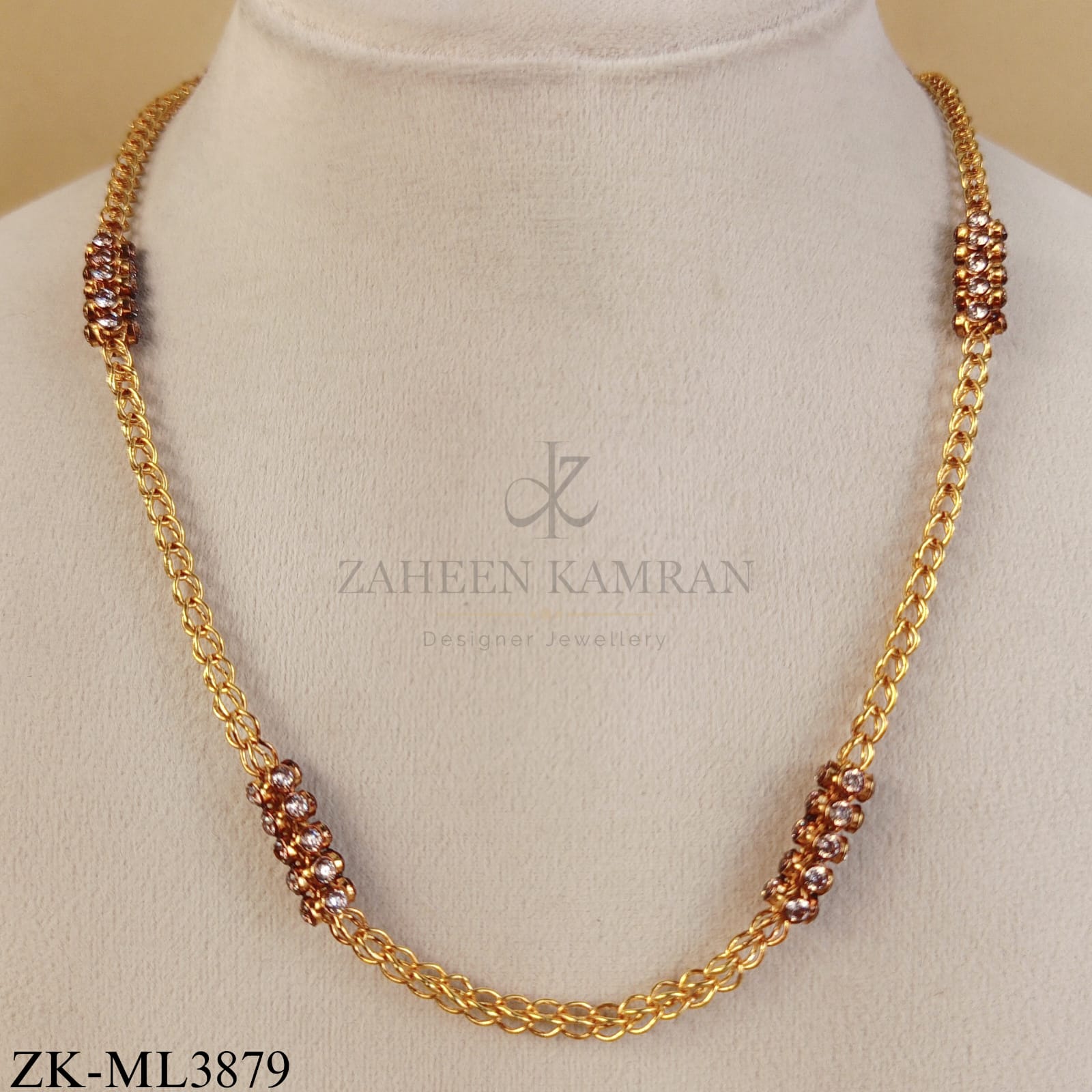 GOLDEN ZIRCONIAN MALA