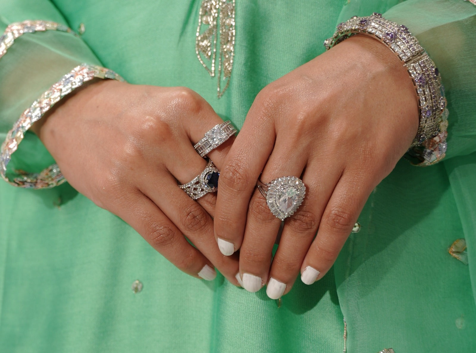 Sapphire 925 silver ring