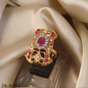 PINK BLOOM HALO RING