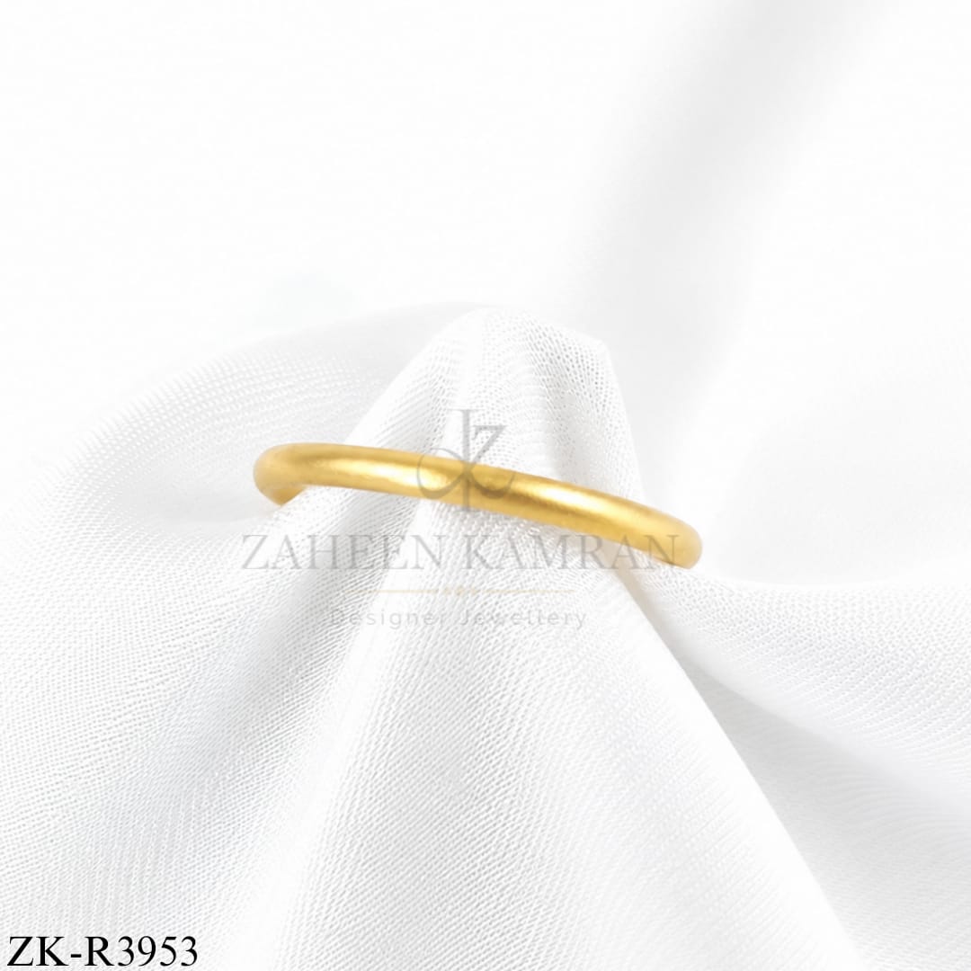Smooth Gold Band Ring