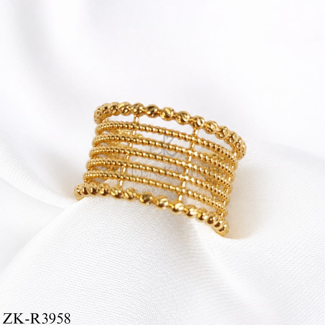 Beaded Rows Ring