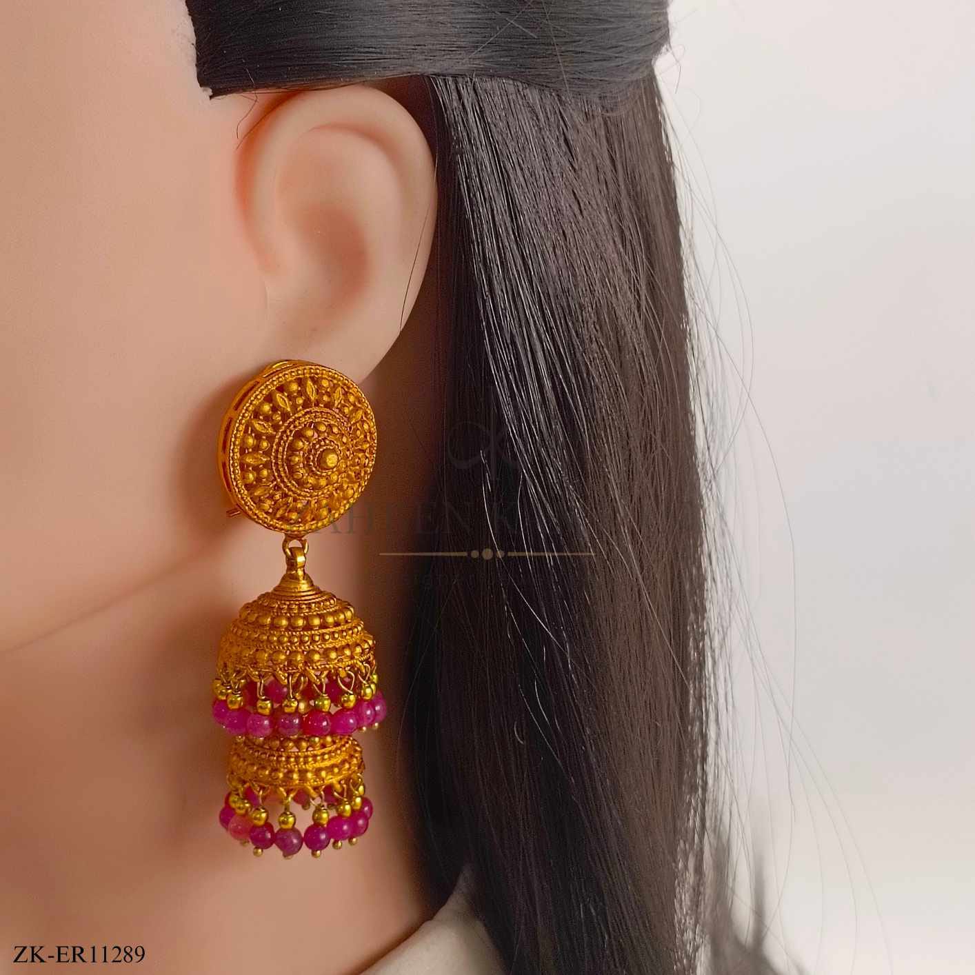 ANTIQUE RUBY EARRINGS
