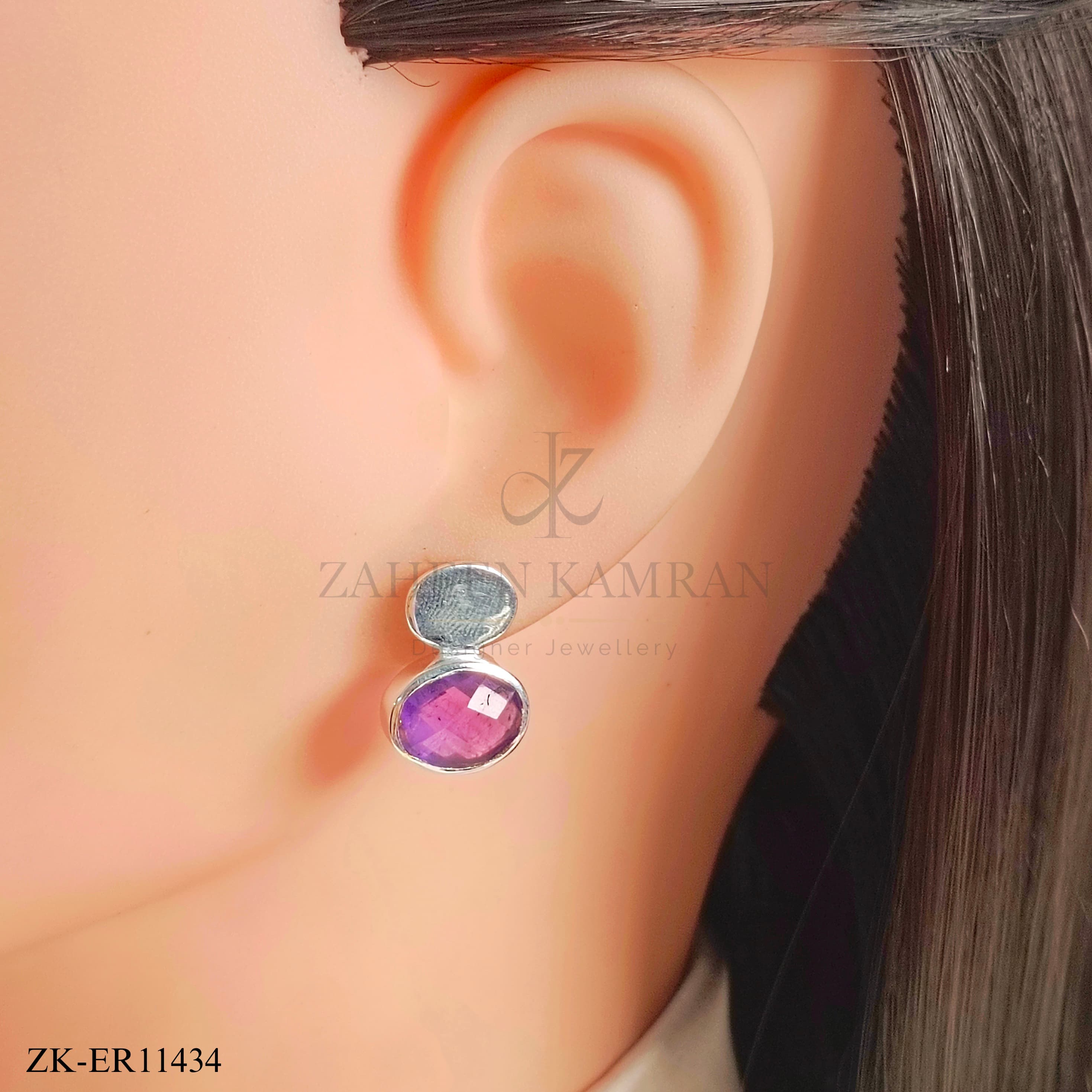 925 AMETHYST EARRINGS