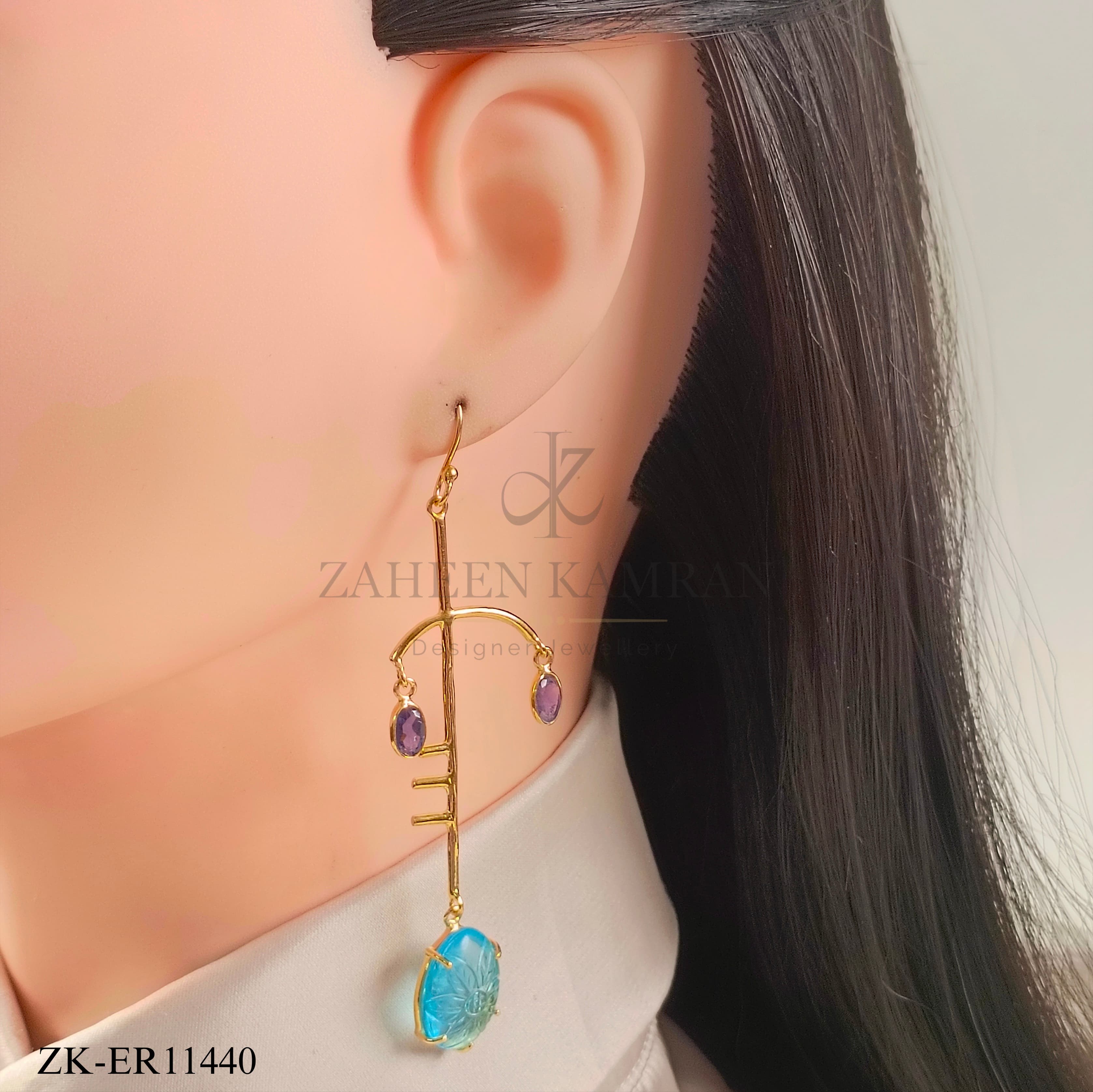 925 SAPPHIRE EARRINGS